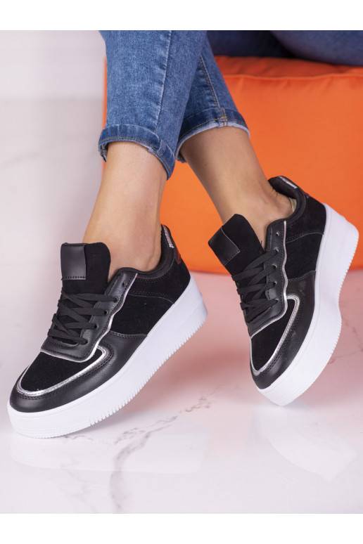 černé boty Shelovet na vysoké...