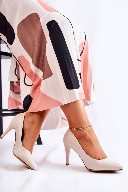 boty na podpatku v šedé barvě Magically boty na podpatku v šedé barvě Magically