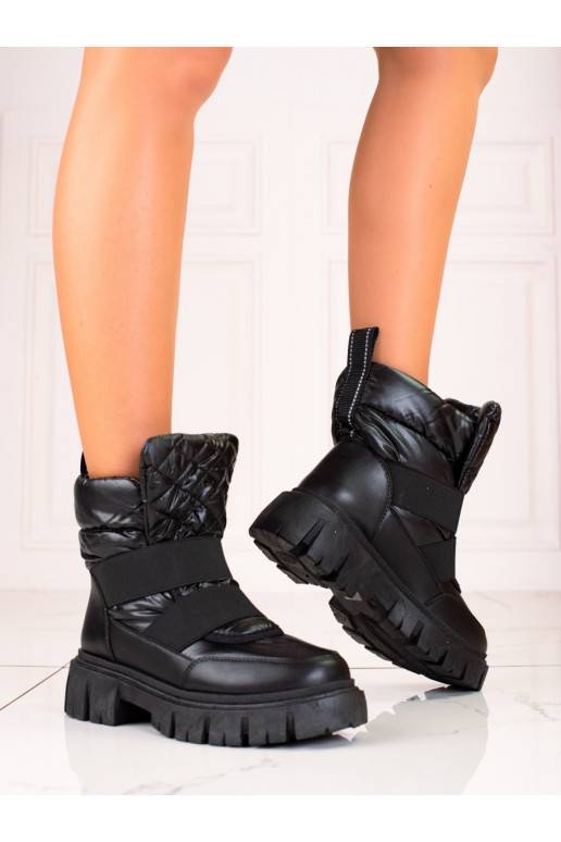 Dámské černé sněhule Shelovet s... Dámské černé sněhule Shelovet s...