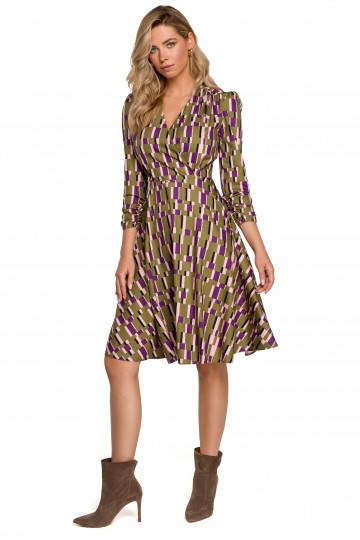 Stilingų raštų suknelė Makover 2