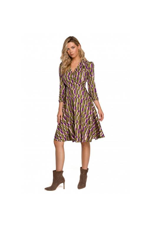 Stilingų raštų suknelė Makover Stilingų raštų suknelė Makover