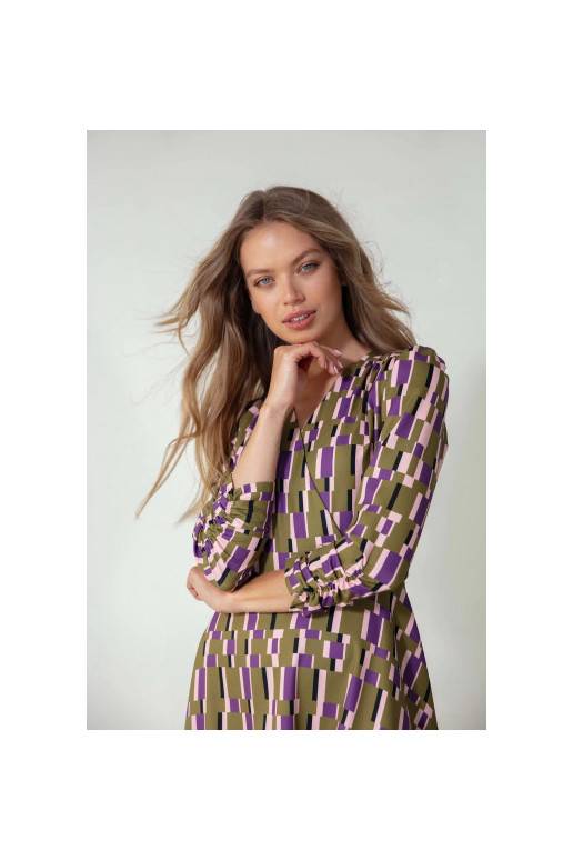 Stilingų raštų suknelė Makover Stilingų raštų suknelė Makover