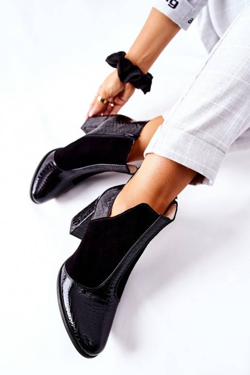 Dámské kozačky na podpatku v černé... Dámské kozačky na podpatku v černé...