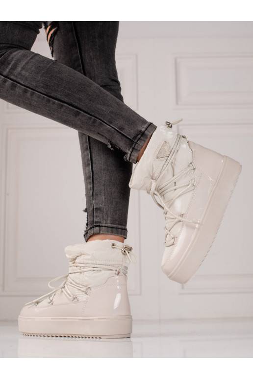 Dámské sněhule světle béžové shelovet Dámské sněhule světle béžové shelovet