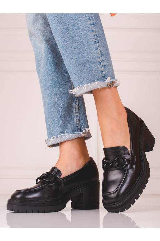 Černé mokasínové boty Vinceza pro ženy