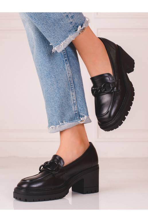 Černé mokasínové boty Vinceza pro ženy