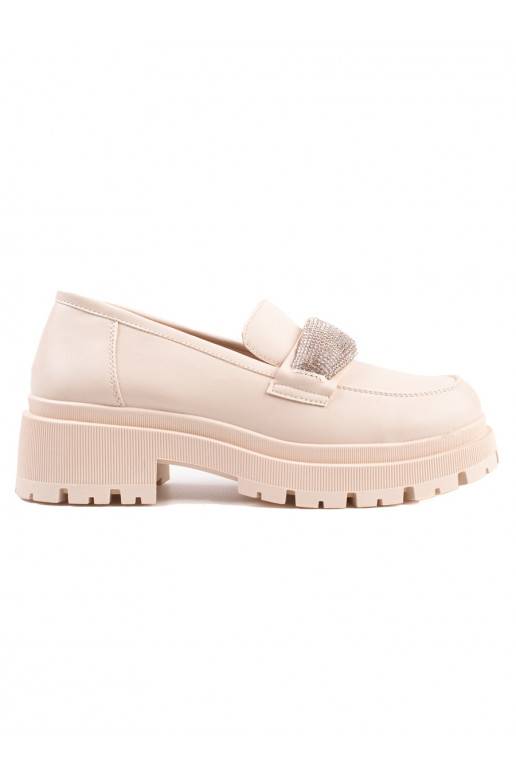 Polobotky dámské z eko kůže Shelovet béžová