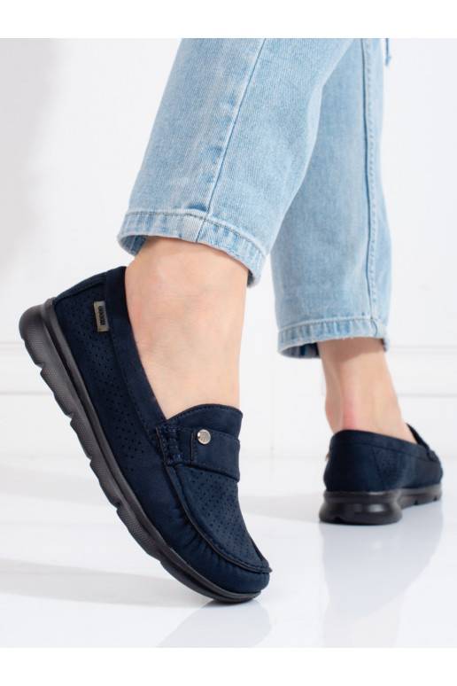 Mokasíny dámské Shelovet lehké tmavě modré