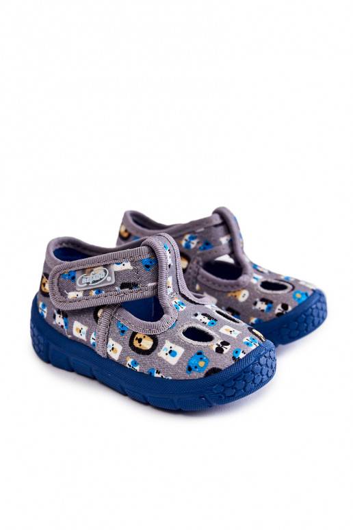 Boty/pantofle Befado šedé barvy Boty/pantofle Befado šedé barvy