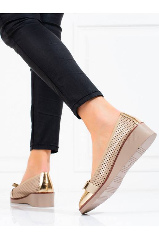 Lodičky dámské Potocki zlaté ažurové