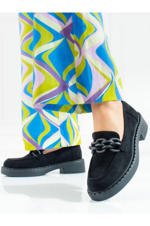 Dámské mokasíny Potocki semišové černé