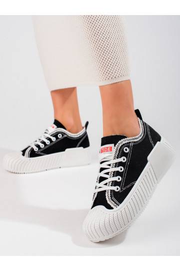 Dámské nízké tenisky Shelovet černé 2