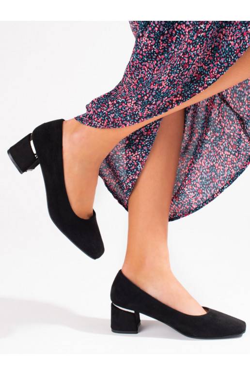 Lodičky dámské Vinceza na nízkém podpatku černé