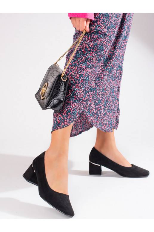 Lodičky dámské Vinceza na nízkém podpatku černé