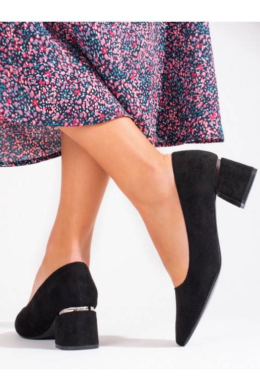 Lodičky dámské Vinceza na nízkém podpatku černé