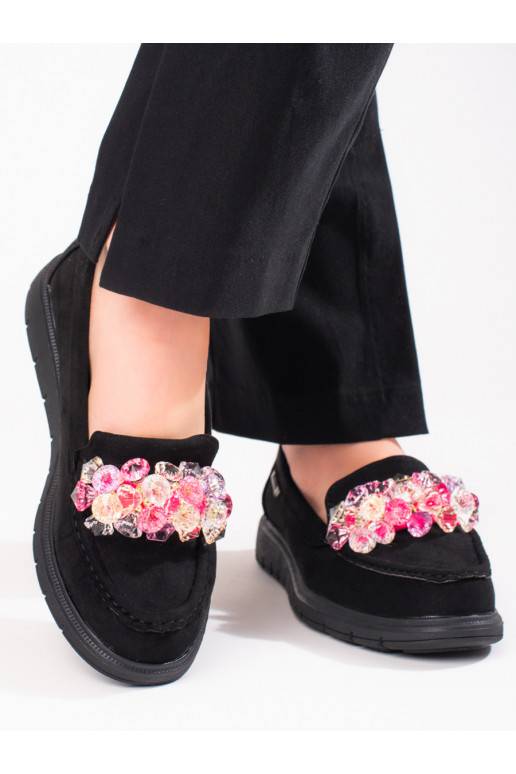 Dámské mokasíny na platformě Shelovet semišové