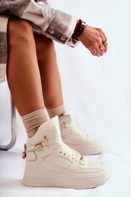 Vyhřívané sportovní boty béžová Lexa Vyhřívané sportovní boty béžová Lexa