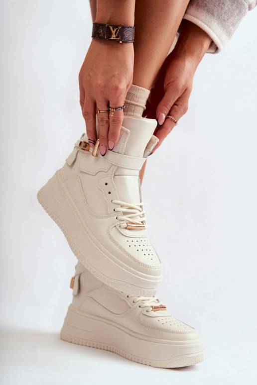 Vyhřívané sportovní boty béžová Lexa Vyhřívané sportovní boty béžová Lexa