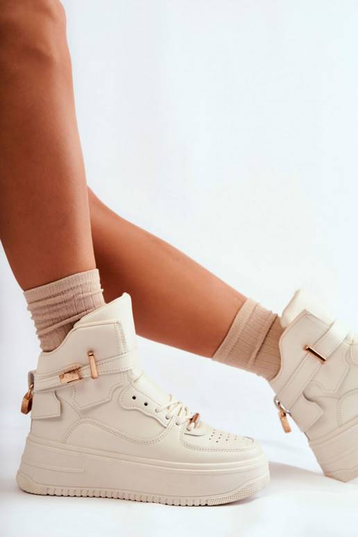 Vyhřívané sportovní boty béžová Lexa Vyhřívané sportovní boty béžová Lexa