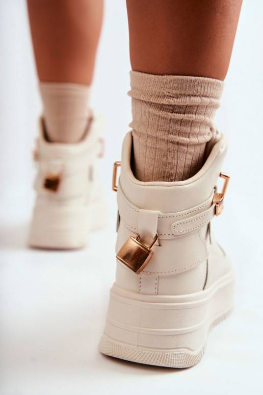 Vyhřívané sportovní boty béžová Lexa Vyhřívané sportovní boty béžová Lexa