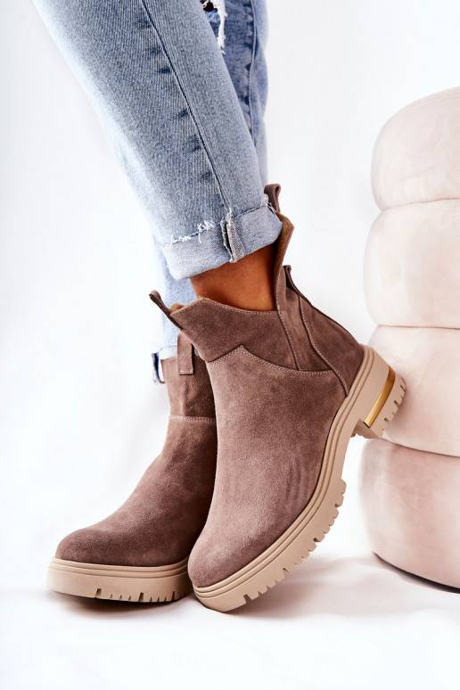 Vyhřívané kozačky v barvě cappuccino... Vyhřívané kozačky v barvě cappuccino...