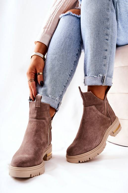 Vyhřívané kozačky v barvě cappuccino... Vyhřívané kozačky v barvě cappuccino...