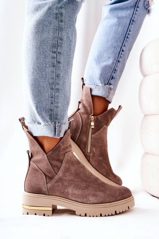 Vyhřívané kozačky v barvě cappuccino... Vyhřívané kozačky v barvě cappuccino...