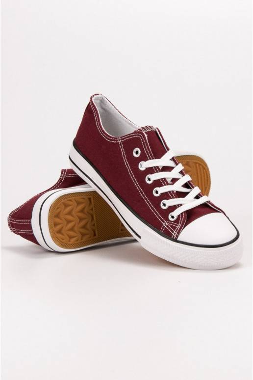 Klasické bordó tenisky Shelovet