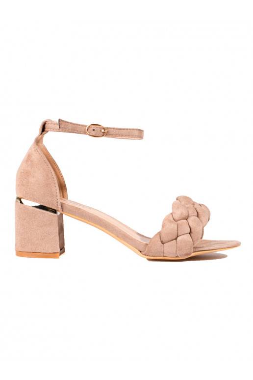 Béžové dámské sandály Shelovet