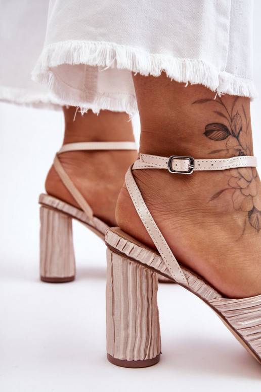 Callum vysoké podpatky se stuhami ze... Callum vysoké podpatky se stuhami ze...