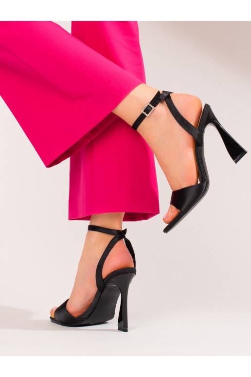 Dámské sandály na vysokém podpatku Potocki černé