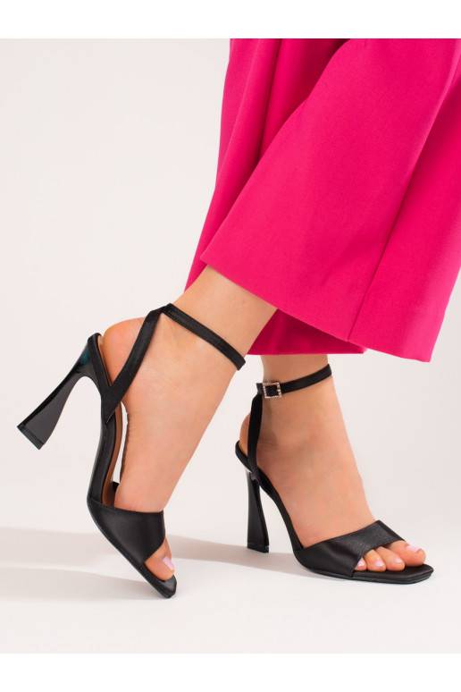Dámské sandály na vysokém podpatku Potocki černé