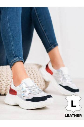 KOŽENÉ BAREVNÉ SNEAKERSY