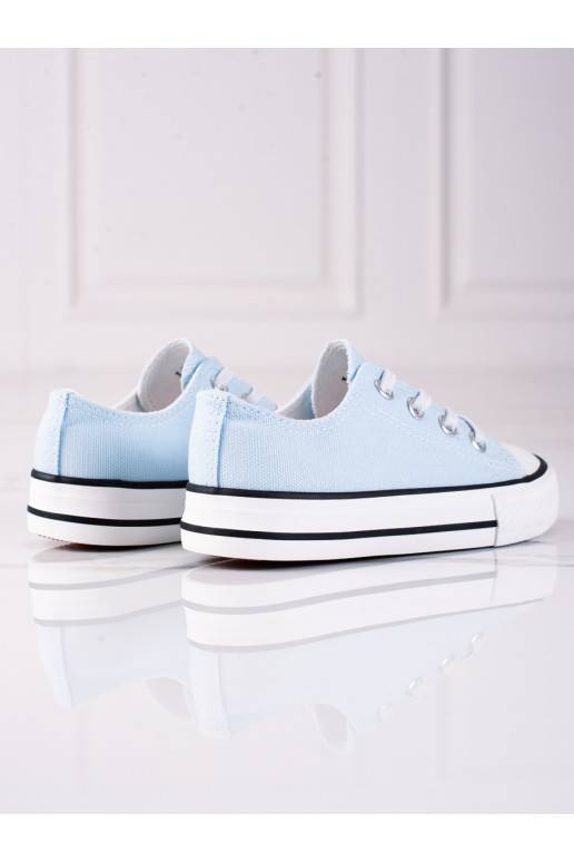 Modré dětské tenisky Vico s gumičkami