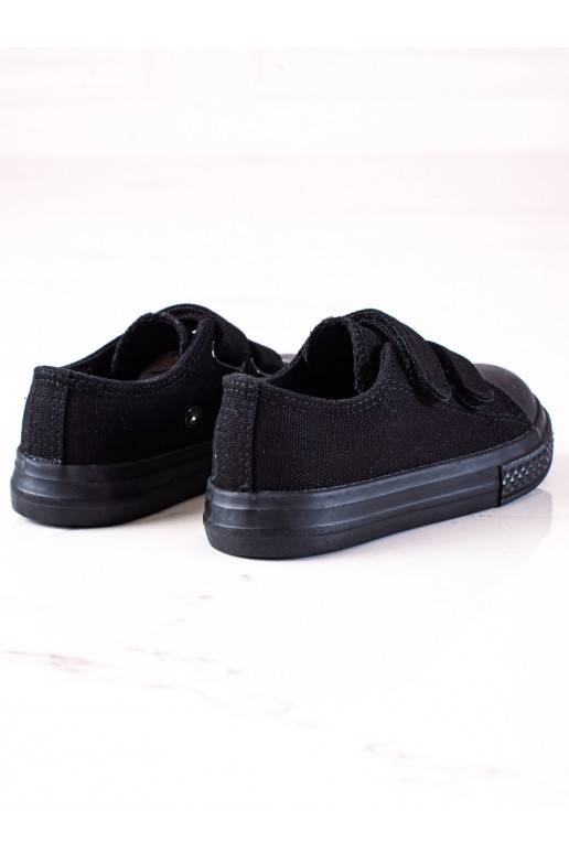 Dětské tenisky Vico na suchý zip černé