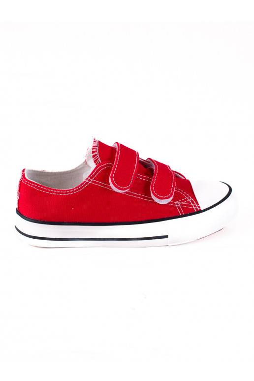 Dětské tenisky Vico na suchý zip červené