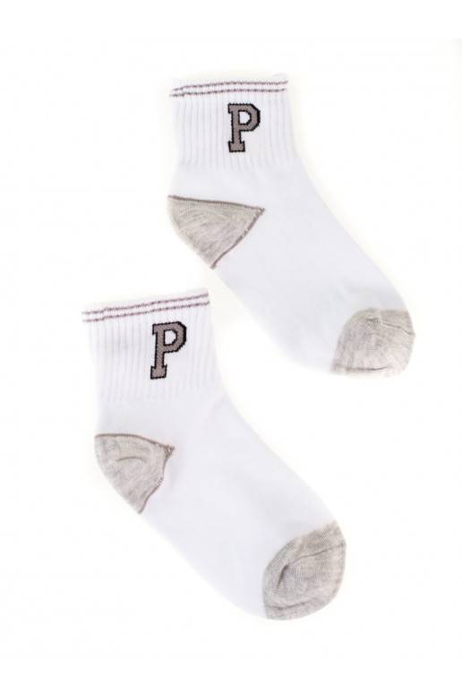 Dětské ponožky Shelovet bílé s hvězdou