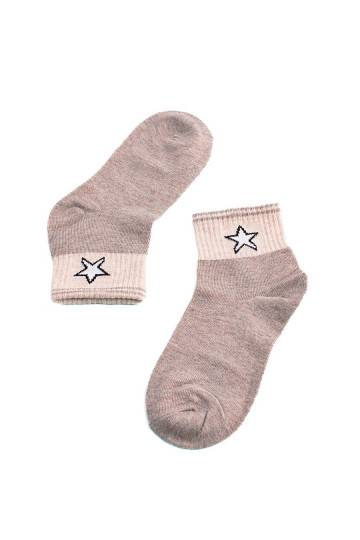 Dětské ponožky Shelovet béžové s hvězdou