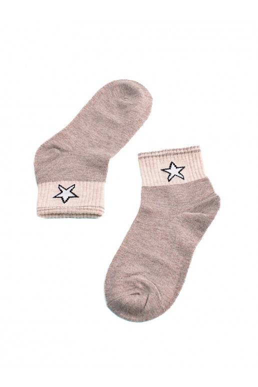 Dětské ponožky Shelovet béžové s hvězdou