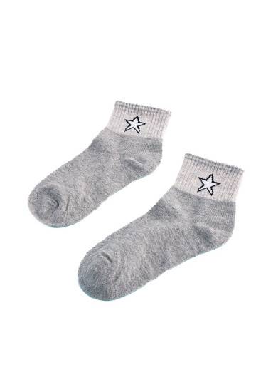 Dětské ponožky Shelovet šedé s hvězdou 2