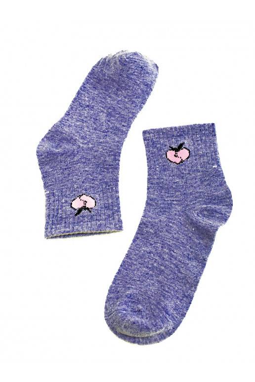 Dětské ponožky Shelovet modré srdce Dětské ponožky Shelovet modré srdce