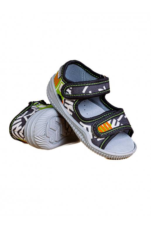 Pantofle chlapecké Viggami Ignaś s potiskem