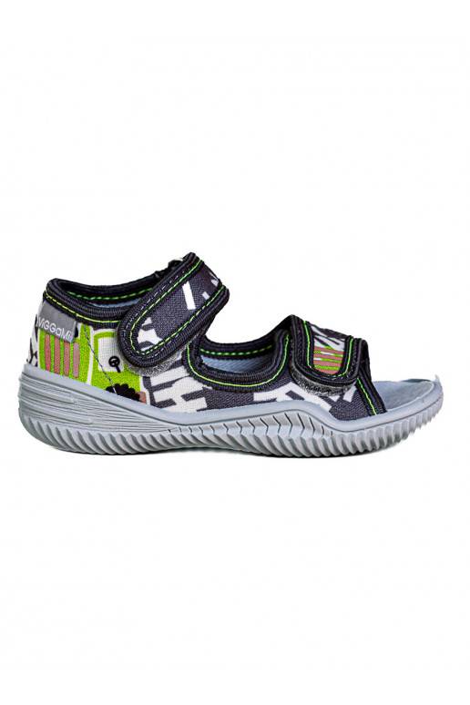 Pantofle chlapecké Viggami Ignaś s potiskem