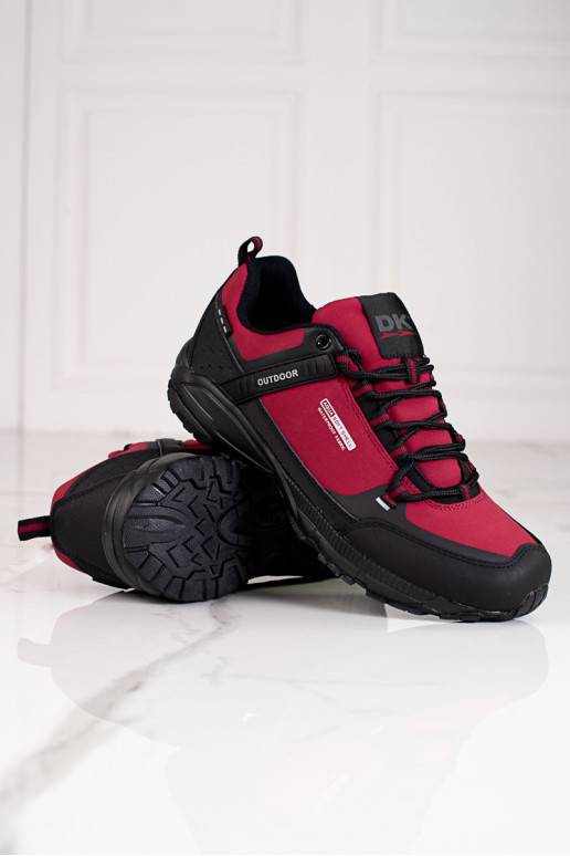 Pánské trekové boty DK bordové