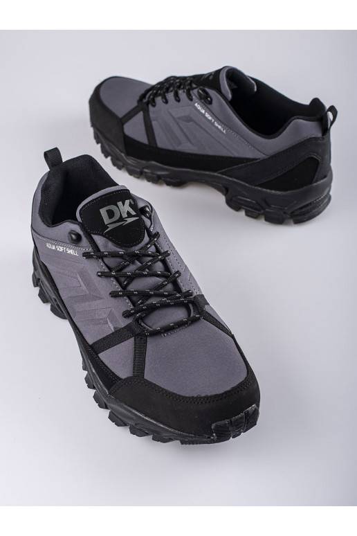 Šedé pánské trekové boty DK aqua Softshell
