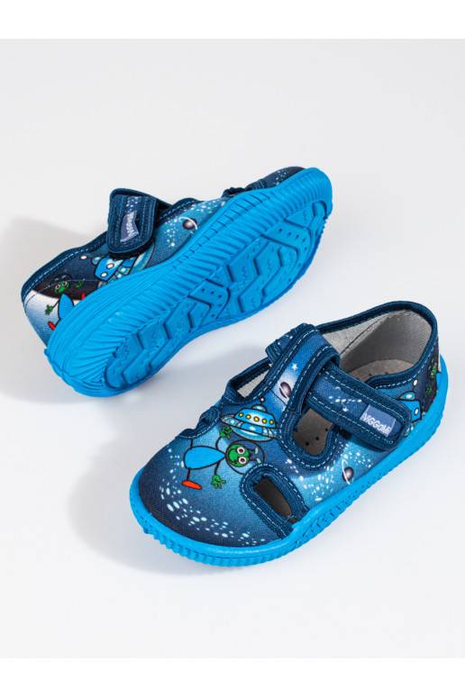 Pantofle pro kluka Viggami space blue Jupiter