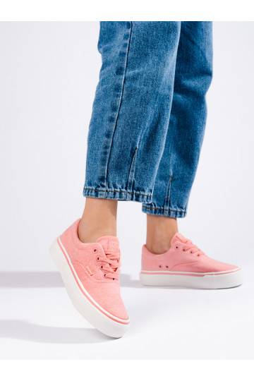 Dámské růžové tenisky Big Star LL274147P