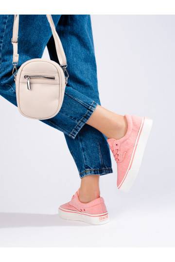 Dámské růžové tenisky Big Star LL274147P 2