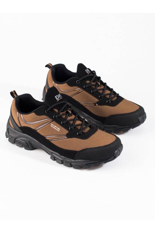 Pánské trekingové sportovní boty hnědé DK