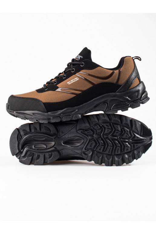 Pánské trekingové sportovní boty hnědé DK